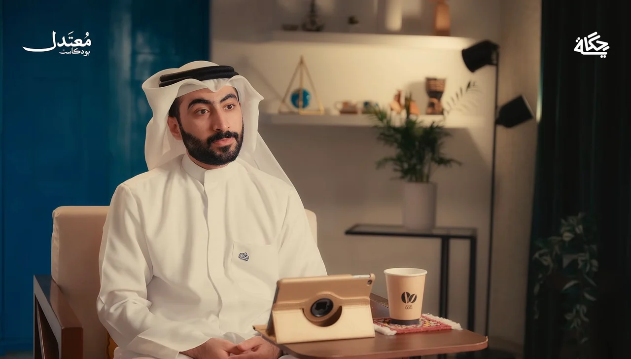 عبدالله حجي — الرئيس التنفيذي والمؤسس، في صورة من بودكاست حكاية.